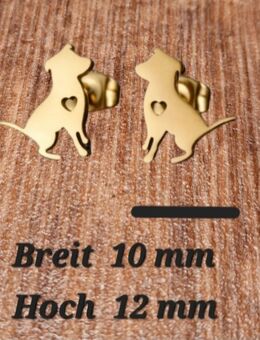 Schöne unbenutzte Ohrstecker/ Ohrringe Hunde - Hannover