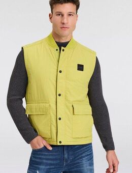 BOSS ORANGE Kurzweste Ocomo mit Markenlabel