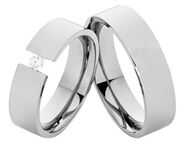 Partnerringe Edelstahl PE307 - Aholming