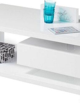 Stolkom Sp.z.o.o. Couchtisch Milan, TOPSELLER! (Tisch, Couchtisch, OTTOs Choice), rollbar, Tisch in weiß Hochglanz