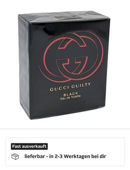 Eau de Toilette Gucci Guilty Black 50ml - Leichlingen (Rheinland, Blütenstadt)