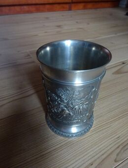 Zinnbecher Indianer Sioux Jagd Wildwest - Altenberg