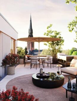 Penthouse-Feeling pur in Eimsbüttel - großzügige 2-Zimmer-Wohnung mit Dachterrasse im 5. OG - Hamburg