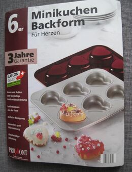 Promont 6er Minikuchen Backform für Herzen - Langen (Hessen) Zentrum