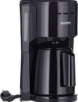 Severin Filterkaffeemaschine KA 9306, 1l Kaffeekanne, Papierfilter 1x4, Thermokanne mit Durchbrühdeckel