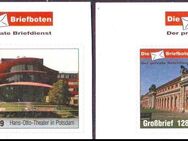 Die Briefboten: MiNr. 11 - 12, 05.10.2006, "Neueröffnung des Hans-Otto-Theaters in Potsdam", Satz, Eckrandstück, postfrisch - Brandenburg (Havel)