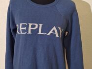 Replay Pullover blau weiß Gr. L - Wuppertal