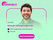 Manager Stiftung Energie & Klimaschutz im Bereich Landespolitik & Grundsatzfragen (w/m/d) - Karlsruhe