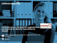 Fachreferent:in (m/w/d) für Jugendschutz im Internet im Bereich Sexualisierte Gewalt - Mainz