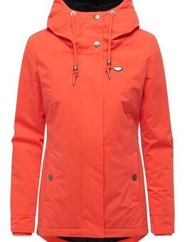 Ragwear Kurzmantel Alvena YOUMODO Wasserdichter Damen Mantel mit verstellbarer Kapuze