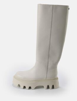 Buffalo Flora Boot Schlupfstiefel/Winterstiefel, vegan-nappa, in Farbe cream, Gr. 42 - Frankfurt (Main) Nordend-Ost