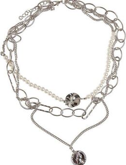 URBAN CLASSICS Edelstahlkette Urban Classics Unisex Ocean Layering Necklace