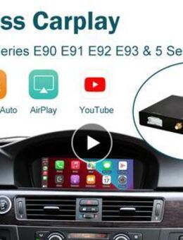 Wireless Apple CarPlay Android Auto Interface für BMW 3 Serie E90 E91 E92 E93 5 Serie E60 E61 2008-2013 mit Mirror Link AirPlay CAR - Wuppertal