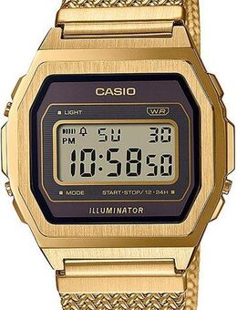 CASIO VINTAGE Chronograph A1000MGA-5EF, Quarzuhr, Armbanduhr, Damen, Herren, digital, retro, Stoppfunktion