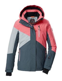 Killtec Skijacke KSW 209 GRLS SKI JCKT Mädchen-Skijacke: wasserdicht, atmungsaktiv, Colourblock-Design