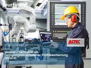 Meister / Techniker als Fertigungsbereichsleiter Profilbearbeitung (m/w/d) - Mayen