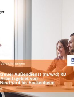 Kundenbetreuer Außendienst (m/w/d) RD Kurpfalz - Arbeitsgebiet von Karlsdorf-Neuthard bis Hockenheim - Hockenheim