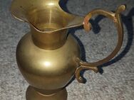 Dekoration Vintage - kleine Messing Vase / Krug / Kanne / Kelch mit Henkel - Garbsen