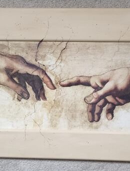 Bild Hände von Michelangelo "Die Erschaffung Adams" - Hamm