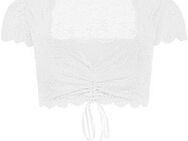 Nina Von C. Dirndlbluse mit herzförmigem Ausschnitt