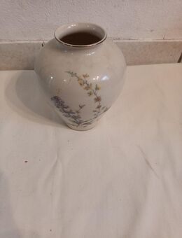 sehr alte Vase handgemalt Goldrand ca. 17cm hoch ca. 45cm Umfang - Essen
