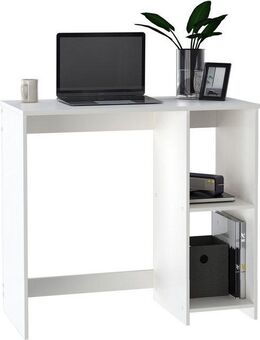 INOSIGN Schreibtisch BAKAR, Laptoptisch, Computertisch, 2 offene Fächer, platzsparend, Breite 80 x Tiefe 40 cm