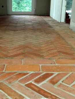 Antik Riemchen Bodenfliesen Terracotta Ziegelboden Küchen Boden alte Mauersteine Landhaus shabby chi - Halle (Saale)
