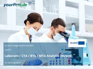 Laborant / CTA / BTA / MTA Analytik (m/w/d) - Hennigsdorf