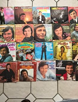 Karel Gott 27 Singles aus Sammlungsauflösung, Qualität der Platten und Bildhüllen im Durschnitt gut bis sehr gut erhalten - Solingen (Klingenstadt)