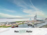 Kapitalanlage: 3-Zimmer-Wohnung im Columbus Center: Atemberaubender Ausblick + moderne Ausstattung - Bremerhaven