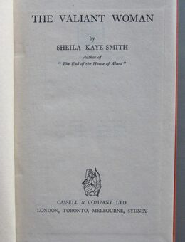 Sheila Kaye-Smith: The Valiant Woman - Münster