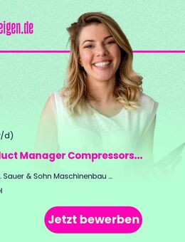 Product Manager (m/w/d) Compressors - Kiel