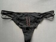 Hunkemöller Noir Dessous sexy Spitze String Tanga Größe M Schwarz - Stuttgart