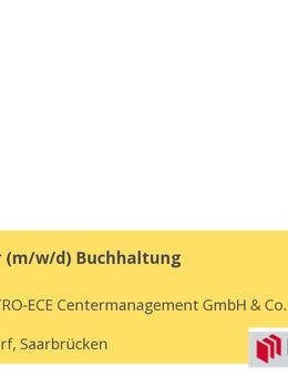 Mitarbeiter (m/w/d) Buchhaltung - Saarbrücken
