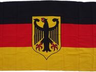 Flagge Deutschland mit Adler 90 x 150 cm Fahne mit 2 Ösen 100g/m² Stoffgewicht Hissen - Schwalmstadt Zentrum