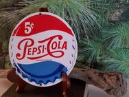 Ande Rooney Pepsi Cola 5 CentKorken Emaille MetallSchild Porzelan - Weitramsdorf