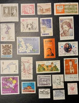23 Briefmarken Polen, gestempelt, von 1957 bis 1976 - Leverkusen