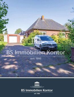 *RESERVIERT* Groß Midlum! Gepflegter, renovierter Bungalow mit Terrasse, Garage und großer Gartenanlage! - Hinte