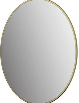 Talos Badspiegel Picasso gold Ø 60 cm, hochwertiger Aluminiumrahmen