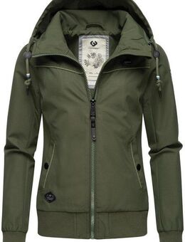 Ragwear Outdoorjacke Jotty wasserdichte Übergangsjacke mit abnehmbarer Kapuze