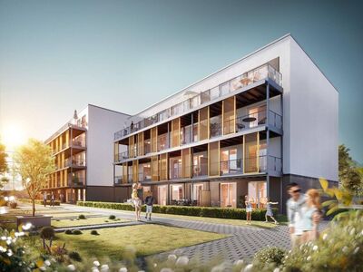 Erstbezug mit Balkon: Stilvolle 3-Zimmer-Wohnung mit Wohnberechtigungsschein Stufe III
