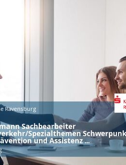 Bankkaufmann Sachbearbeiter Zahlungsverkehr/Spezialthemen Schwerpunkt Betrugsprävention und Assistenz (m/w/d) - Ravensburg