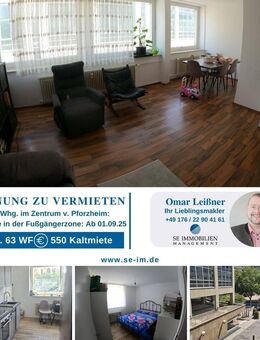 ***Wohnen in der Fußgängerzone*** 2 Zimmer, kl. Aufzug, 2. Etage!! - Pforzheim