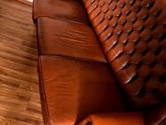 Chesterfield Ledersofa & Sessel Set – Klassisches Design - Wiesenttal