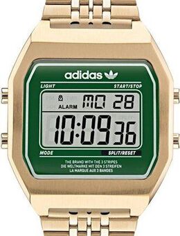 adidas Originals Digitaluhr DIGITAL TWO AOST220712I, Armbanduhr, Quarzuhr, Damenuhr, Herrenuhr, unisex, Edelstahlarmband