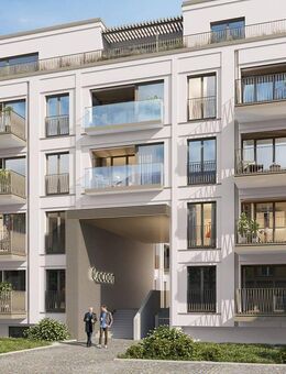 Exklusive 2-Zimmer-Wohnung mit gelungenem Grundriss, offener Küche und schönem Balkon - Düsseldorf