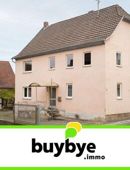 Mellrichstadt: Einfamilienhaus mit Scheune und großem Grundstück im Ortskern - ideal für Handwerker und Individualisten - Mellrichstadt