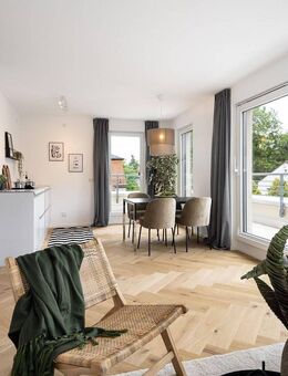 Obermenzinger Beletage: Faszinierendes Penthouse mit umlaufender XXL-Dachterrasse - sofort beziehbar - München