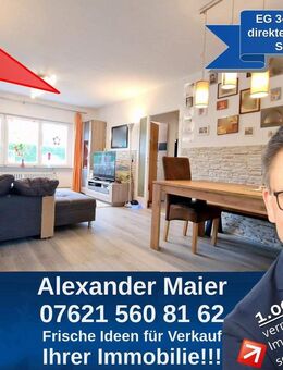 Interessante Chance von Alex Maier: 3-Zi-EG-Wohnung in Wyhlen mit TG, Freisitz und EBK! - Grenzach-Wyhlen