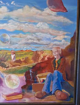 Clown mit Landschaft - Gestratz